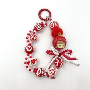 Handmade beads phone charm/bag charm/keychain
